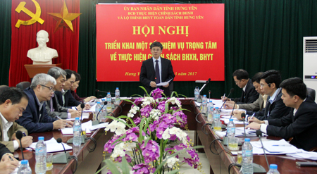 Năm 2017, Hưng Yên phấn đấu hơn 81,5% số dân tham gia BHYT